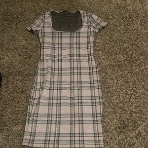 Purple, Gray Dress